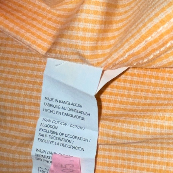 🧡 IZOD Men’s Button-Down Shirt - Size M 🧡 Plaid Medium Office Casual Dress Shirt - Picture 4 of 4
